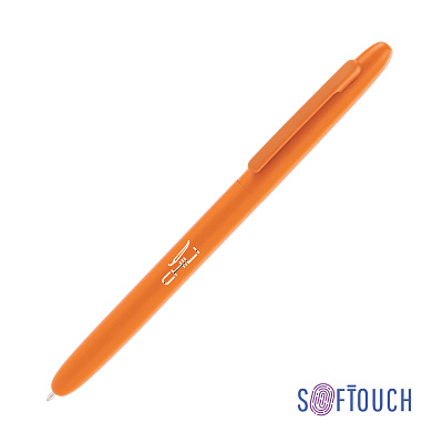 Ручка шариковая "Vega", покрытие soft touch, оранжевый