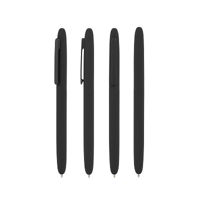 Ручка шариковая "Vega", покрытие soft touch, черный