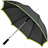 Зонт-трость Highlight, черный с зеленым - Фото 1