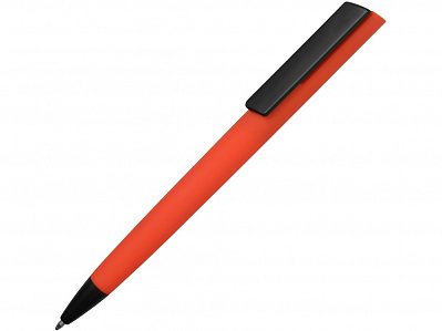 Ручка пластиковая soft-touch шариковая Taper (Красный/черный)