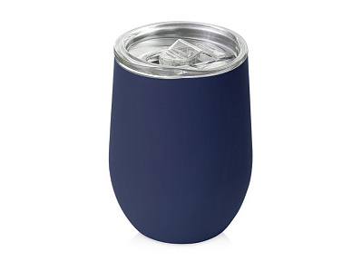 Термокружка Vacuum mug C1, soft touch, 370 мл (Темно-синий)