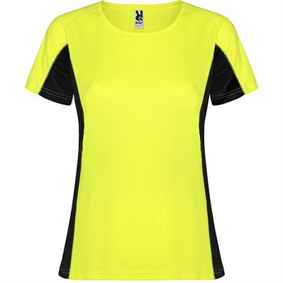 Спортивная футболка SHANGHAI WOMAN женская, ФЛУОРЕСЦЕНТНЫЙ ЖЕЛТЫЙ/ЧЕРНЫЙ M (Флуоресцентный желтый/Черный)