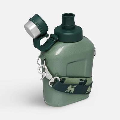 Фляга Adventure 1000, темно-зеленая (Зеленый)