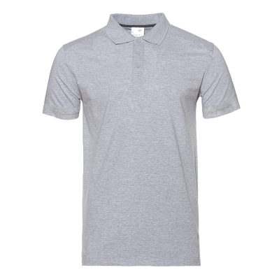 Рубашка поло унисекс STAN хлопок/эластан 200, 05 (Серый меланж)