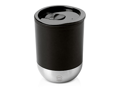 Термокружка LINDE из переработанного полипропилена, 290 мл (Чёрный)