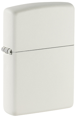 Зажигалка ZIPPO Classic с покрытием White Matte, латунь/сталь, белая, матовая, 38x13x57 мм