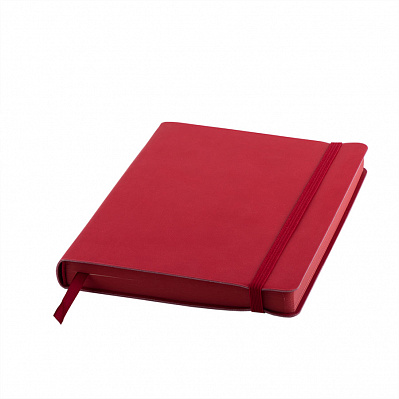 Ежедневник датированный на 2022 год Shady, А5,  красный, кремовый блок  обрез (Красный)
