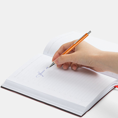 Ручка шариковая Mastermind, оранжевая