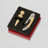 Натуральный/черный/серебристый