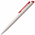 Ручка шариковая Senator Dart Polished, бело-красная - Фото 2