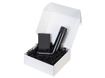 Подарочный набор Premier с термокружкой, парковочной визиткой и обложкой для документов