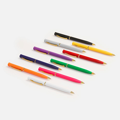 Ручка шариковая Euro Gold, оранжевая