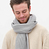 Шарф Форгес (Forges) вязаный, серый - Фото 3