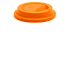 Крышка силиконовая для кружки Magic, оранжевый - Фото 1