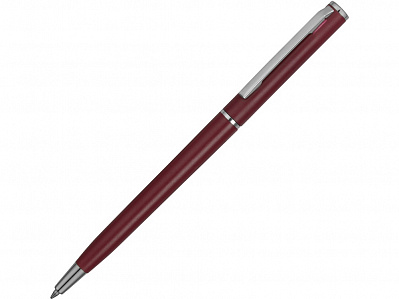 Ручка пластиковая шариковая Наварра (Бордовый матовый/серебристый)