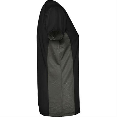 Спортивная футболка SHANGHAI WOMAN женская, ЧЕРНЫЙ/ТЕМНЫЙ ГРАФИТ 2XL