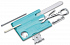 Набор инструментов SwissCard Nailcare, голубой - Фото 3