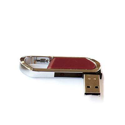 Пластик-металл 07 Карабин софт, красный, 4Гб