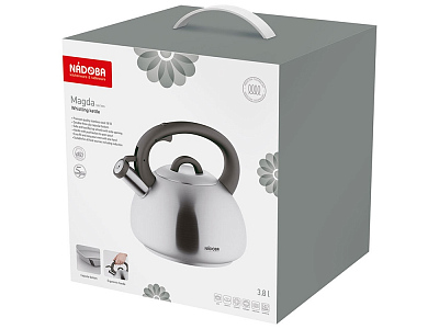 Чайник со свистком MAGDA, 3,8 л
