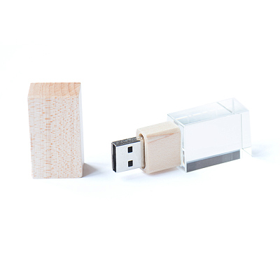 Стекло 02 Кристалл деревянный, темное дерево, 4Гб