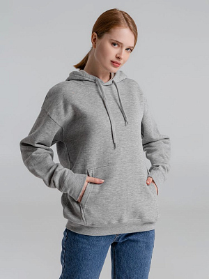 Толстовка с капюшоном Slam 320, серый меланж