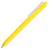 Ручка шариковая Pigra P03 Mat, желтая с белым - Фото 3