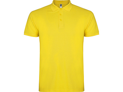 Рубашка поло Star мужская (Желтый)