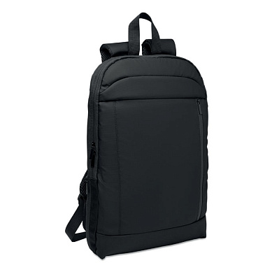 Expandable 600D RPET backpack (Чёрный)