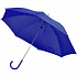 Зонт-трость с пластиковой ручкой, механический; синий; D=103 см; 100% полиэстер 190 T - Фото 1
