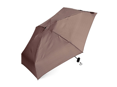 Зонт складной, женский (Коричневый)