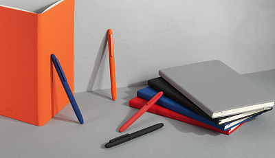 Ручка шариковая "Vega", покрытие soft touch, красный