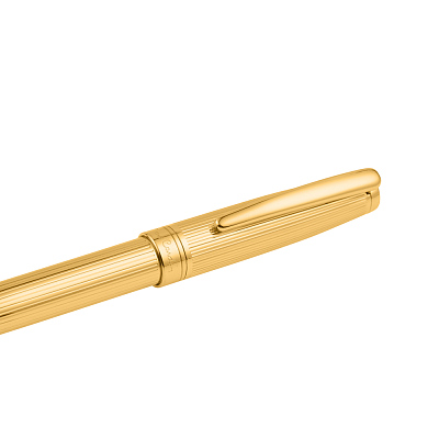 Ручка-роллер Pierre Cardin GOLDEN. Цвет - золотистый.  Упаковка B-1