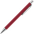 Ручка шариковая Lobby Soft Touch Chrome, красная - Фото 3
