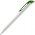 Ручка шариковая Favorite, белая с зеленым - Фото 2