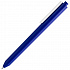 Ручка шариковая Pigra P03 Mat, темно-синяя с белым - Фото 3