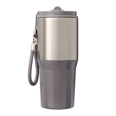 Термокружка вакуумная Авеню (Avenue), серая