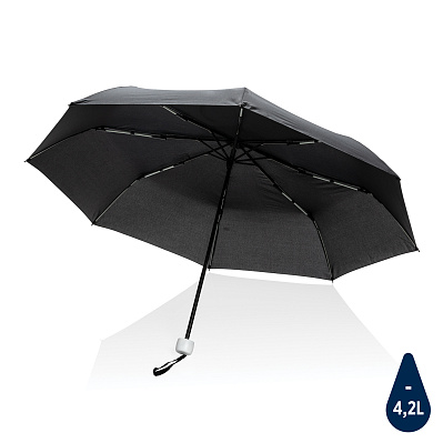 Компактный плотный зонт Impact из RPET AWARE™, d97 см  (Белый;)
