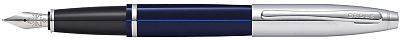 Перьевая ручка Cross Calais Blue Lacquer
