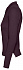 Рубашка поло женская с длинным рукавом Podium 210 бордовая - Фото 3