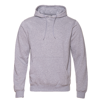 Худи унисекс STAN футер с начёсом 260, 20 (Серый меланж)