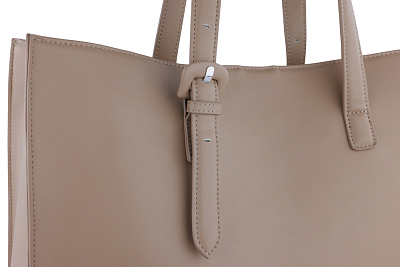 Бизнес-сумка женская наплечная BUGATTI Luna, пудровая, полиуретан, 40,5 x 14 x 30,5 см