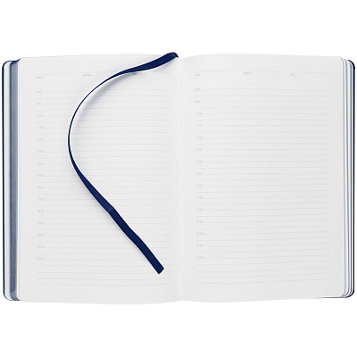 Ежедневник New Factor, недатированный, темно-синий