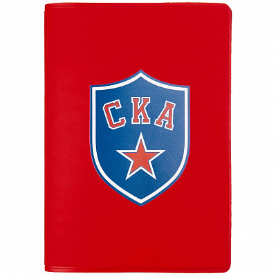 Обложка для паспорта «СКА», красная (Красный)