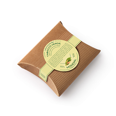 Крем для бритья Mondial "TABACCO VERDE" с ароматом зелёного табака рефил 125 мл