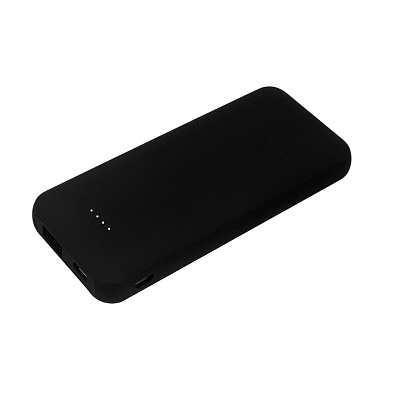 Внешний аккумулятор Arrida 5000mAh, с покрытием Baby skin  (Черный)