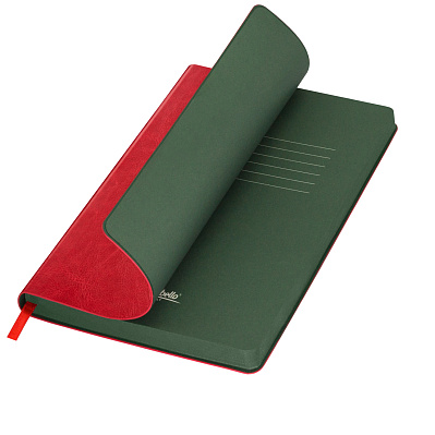 Ежедневник River side недатированный /зеленый (без упаковки, без стикера) (Красный)