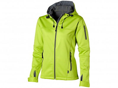 Куртка софтшел Match женская (Светло-зеленый/серый)