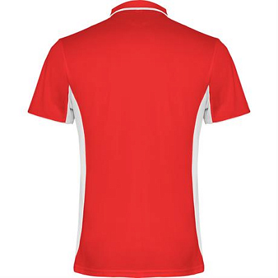 Спортивная футболка поло MONTMELO мужская, КРАСНЫЙ/БЕЛЫЙ 3XL