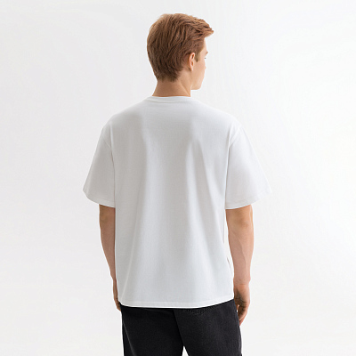 Футболка унисекс RUST, 100% хлопок, 240 гр., белая (теплый тон), размер L