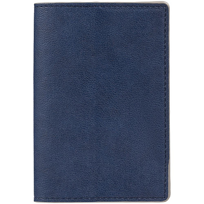 Обложка для паспорта Petrus, синяя (Синий)